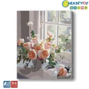(店+)【Manto】台灣製DIY數字油畫-朝陽絮語 超取專用大小