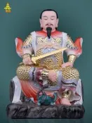 藝瓷玄天上帝神像真武玄武祖師北帝公甲上帝真武大帝像工藝品擺件
