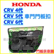 HONDA CRV 車門 門板扣 扣子 車門 飾板卡扣 尾門 後門板 固定扣 鈕釦 塑膠扣 車門隔音必備 內飾板扣 門扣
