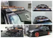 〈台中綠生活戶外休閒館〉 THULE/YAKIMA/車頂架 快克/ 車頂架/自行車架/行李箱/行李盤/導風板/擾流板/車邊帳 海拉風參考