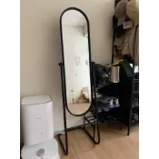 (電子發票)L型鐵管立鏡 全身鏡 穿衣鏡 台灣製作 KC095
