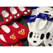 現貨 歐美卡通 環球影城 ELMO SPIDER SNOOPY 女款可愛潮流隱形襪 女神 環球影城
