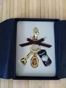 《省大大》法國巴黎 LADUREE 馬卡龍造型 巴黎鐵塔 緞帶蝴蝶結 鑰匙圈 (paris) keychain