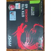 MSI GTX 970 GAMING 4G 紅龍 經典雙風扇 顯示卡 外盒完整 收藏級 非1060 1650 RX580