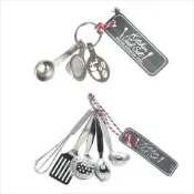 DULTON KITCHEN TOOL 不鏽鋼迷你廚具 鑰匙圈 共3款