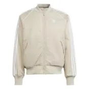 【下殺】Adidas 棒球外套 男裝 鋪棉 拉鍊 米【運動世界】IL2576