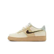 (店+)【NIKE 耐吉】Nike Air Force 1 LV8 GS 休閒鞋 芝麻棕 HQ3473-122 大童鞋 女鞋 AF1