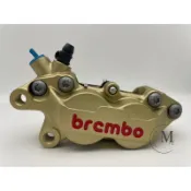 Mm. (現貨)BREMBO 基本對四/卡鉗/單插銷/金紅對四/金底紅字對四(左邊) 活塞30/34 孔距40mm