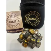 (店+)【藥魂】虎眼石 盧恩符文石 盧恩水晶 符石 Rune 占卜道具 魔法儀式 拍照道具 新手入門