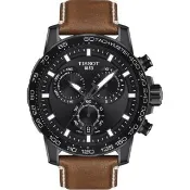 【TISSOT 天梭】Supersport 三眼計時手錶-45.5mm 開學禮 送禮 推薦(T1256173605101)