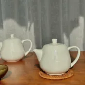 全球選品1館 生活百貨 純白骨瓷茶具茶壺中式泡茶壺家用大容量陶瓷茶水壺白色咖啡壺