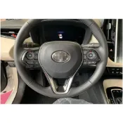 (店+)適用於Toyota Corolla Cross 方向盤纖維紋路飾板 水轉印 卡夢內裝 改裝 防刮 耐磨 運動化