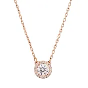 奧地利【SWAROVSKI】Constella 玫瑰金水晶項鍊 5636272【母親節、情人送禮】