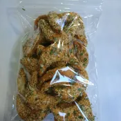 糖果餅乾屋~菱角酥（月亮蔥餅）150公克~另有小麻花、地瓜片、披薩洋芋球！