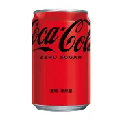 【Coca-Cola 可口可樂ZERO SUGAR】無糖零卡迷你罐200ml