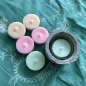 debi candle 初次接觸天然精油香氛小蠟燭優惠組（二入一組）舒眠薰衣草+日本蜜柑複方