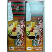 ［日本代購］日本一蘭拉麵博多細直麵2入，超美味欲罷不能