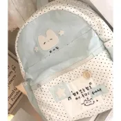 日系書包⚡新款少女雙肩包可愛碎花波點高顏值揹包設計大學生大容量通勤書包小眾設計感後背包 韓系多隔層防水後背包 雙肩包書包