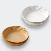 (店+)【YUANREN 原人購物】氣炸鍋烘焙紙 烘焙紙 烘培紙 20CM 氣炸鍋紙 氣炸紙 增高防噴油 防油紙 吸油紙 料理紙 烘焙