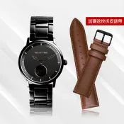 大高雄鐘錶城 RELAX TIME 漂浮系列 Floating (RT-83-3) 加贈快拆真皮錶帶 / 黑x玫瑰金｜樂天領券現折★全館特惠中★指定刷卡回饋10%
