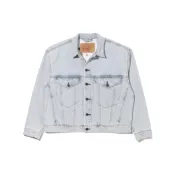 (店+)【LEVIS】Levis x THE SIMPSONS 聯名款 寬鬆牛仔夾克外套 男款 藍色