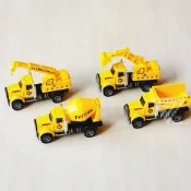 (店+)工程車合金車/4款可選 工程車玩具 細節可動 小汽車 吊車 怪手 挖掘車 砂石車 鏟土機 水泥車 堆高機(工程車 玩具車)