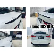 小亞車燈改裝＊全新 LEXUS IS250 IS300h IS200T 專用尾翼 CARBON 碳纖維 卡夢 鴨尾