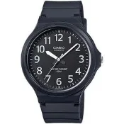 【天時鐘錶公司】CASIO 卡西歐 MW-240-1BVDF 考試專用幸運錶 超薄石英錶 簡單大方 考生推薦