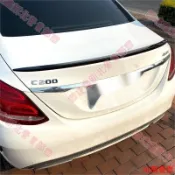 新北出貨〼賓士 C300 W205 C180 C200 C260 尾翼擾流板定風翼外飾改裝 碳纖水轉印 後車廂 尾翼