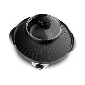 【SONGEN 松井】日月型鴛鴦圍爐鍋/電火鍋/料理鍋/電烤爐/火烤兩用鍋/烤肉爐(KR-135HS)