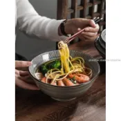 【台灣出貨】陶瓷大碗 家用湯碗 拉麵碗 泡麵碗 螺螄粉專用餐具 飯碗套裝 日式大碗公 餐碗 湯麵碗 陶瓷碗 碗盤餐具 家
