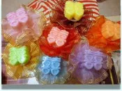 雙喜香氛皂金莎花棒/結婚禮小物/二次進場送客禮手工皂/姊妹禮探房禮/工商周年慶贈品