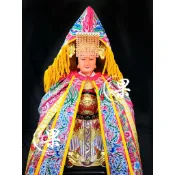 《大溪神桌 果真興佛具》  王母 母娘 九天玄女 神明衣 龍袍 粉紅龍袍 神像 神像訂做 客製化神像 @大溪神桌