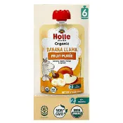 【iHerb】Holle, Organic Fruit Puree, Banana Llama, 6+ Months, Banana, Apple, Mango & Apricot, 6 Pouches, 3.5 oz (100 g) Each