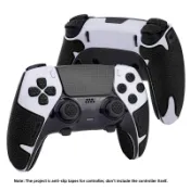 Talongames 控制器握把帶兼容 Playstation 5 DualSense Edge,防滑(黑色)