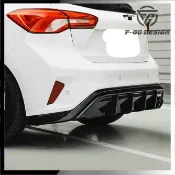 適用於Ford福特Focus福卡斯 MK4 ST/ST-Line 五門 MD款後下巴 RG款 雙出擾流板 空力套件