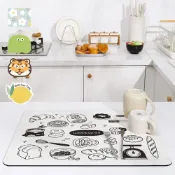 (店+)【Dodo house 嘟嘟屋】柔軟速吸!硅藻土地墊(30x40cm/腳踏墊/浴室地墊/廚房/玄關墊/吸水地墊/門墊)