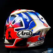 【免運】日本 Arai RX-7X PEDROSA 侍 SPIRIT 青 藍武士 RX7X 安全帽彩繪鴨尾 大鴨尾
