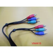 【全冠】150公分 紅藍綠 3公/3公 AV端子梅花 RCA訊號線 色差線 轉接線(VN4419