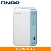 @電子街3C特賣會@全新 QNAP TS-251D-4G 2BAY NAS 網路儲存伺服器