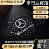 適用於賓士不褪色滿天星迎賓燈w206 w205 w214 w213 w117 w118 w176投影燈 照地燈 車門燈
