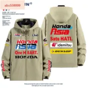 HONDA本田亞洲車隊ARRC賽事夾克摩托車機車男騎行沖鋒衣外套夾克【騎騎服飾】
