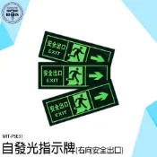 《利器五金》逃生指示燈 停電逃生方向 箭頭 疏散標誌 消防通道 PSE31 夜光貼紙 逃生通道指示 安全出口 逃生門標示