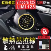 【惡鯊】Vinoora 小小兵 散熱蓋 拉線 LIMI 125/RS NEO 通用 3M反光 風扇  貼膜施工
