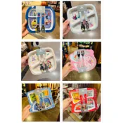 Z&I 迪士尼 公主系列 冰雪奇緣小美人魚長髮公主閃電麥坤玩具總動員漫威英雄復仇者聯盟藍色粉紅色紅色 兒童分隔學習餐盤