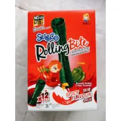 喜樂口泰國 香脆烤海苔捲 二種口味任你選 原味vs辣味 非油炸海苔零食 現貨在台 中秋伴手禮