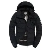 DryDog 跩狗嚴選 跩狗嚴選 防水 羽絨衣 低調保暖 極度乾燥 Superdry Snow Command 男款 滑雪夾克 帽可拆 透氣科技布料 零下防寒保暖 防風 風衣 雪衣 藍黑 深藍 羽絨 外套 正品即為王道