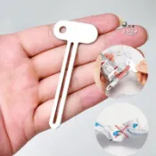 1/5pcs  金屬擠牙膏器 家用擠壓工具 洗麵奶護手霜擠壓器