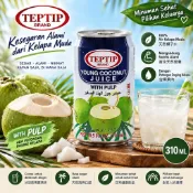 【TEPTIP】泰國香椰肉椰子汁 310ml 現貨 果肉椰子水 Thailand Air Kelapa TEPTIP