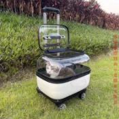【寵物外出】貓包寵物拉桿箱透明外出便攜行李箱推車雙層大容量貓咪外出包多貓